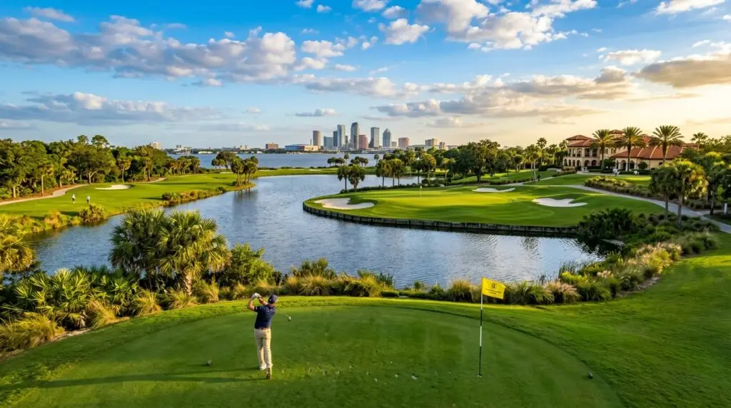 Championship golf course in Tampa, Florida